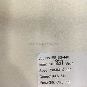 100% raso di <span class=keywords><strong>crepe</strong></span> di seta, tessuto di seta pura seta per il vestito - Product Image 4