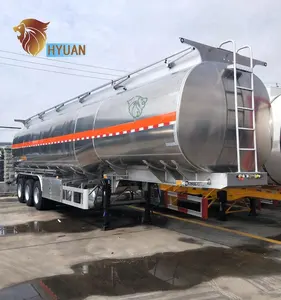 HYUAN 3 achse Oil Tanker/ Fuel Tank Semi Trailer Tank Type Semi Trailer für verkauf