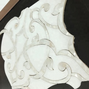 Perfect New Design White Marble <strong>Mosaic</strong> With Mother of Pearl <strong>Mosaic</strong> - Product Image 5