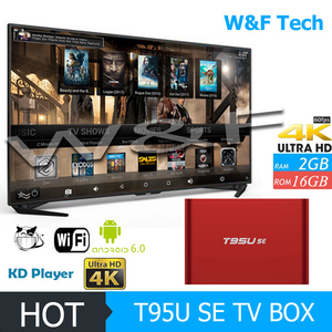 fábrica de streaming se t95u mali 450 8 core gpu quad core android 6.0 <span class=keywords><strong>2</strong></span> gb 16 gb s905x amlogic caja de la tv inteligente - Product Image 1