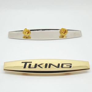 <span class=keywords><strong>Marca</strong></span> personalizada de aleación de grabado etiqueta de metal grabado logotipo en relieve - Product Image 6