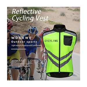 ZUJA usine directement en plein air haute visibilité <span class=keywords><strong>jaune</strong></span> Fluorescent cyclisme course nuit sûr <span class=keywords><strong>gilet</strong></span> de sécurité réfléchissant - Product Image 4