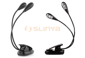 <span class=keywords><strong>2X</strong></span> 20cm Cou 100lm <span class=keywords><strong>4</strong></span> LED <span class=keywords><strong>3X</strong></span> Lampe de serrage de bord de bureau pour la lecture de livres - Product Image 3