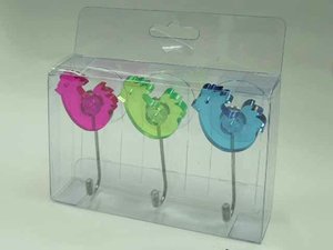 Gancho de seguridad con forma de corazón colorido de succión de diseño de moda - Product Image 5