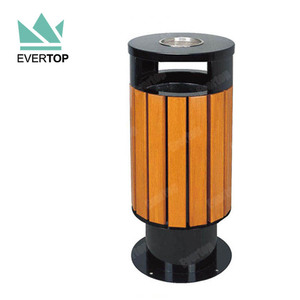 DA78-N Bằng Gỗ Bên Ngoài Thùng Rác Có Thể Ngoài Trời, Thương Mại Tái Chế Đường Phố Thùng Rác <span class=keywords><strong>Bin</strong></span>, Thép Di Động Chất Thải <span class=keywords><strong>Bin</strong></span> Vườn Công Viên Thùng Rác <span class=keywords><strong>Bin</strong></span> - Product Image 3