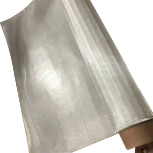 60 100 200 maglia pianura tessuto puro argento sterling 99.99% Ag dello schermo di garza maglia di filo d'argento