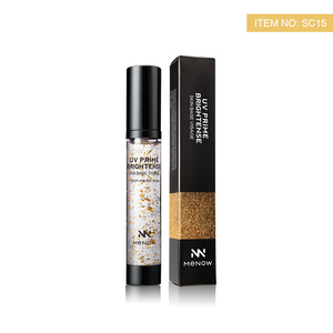 Menow SC15 OEM \ ODM Private Label Rosto Hidratante À Prova D 'Água Maquiagem Ouro Primer Cosméticos Nutritivo Líquido Brilhante Fábrica - Product Image 3