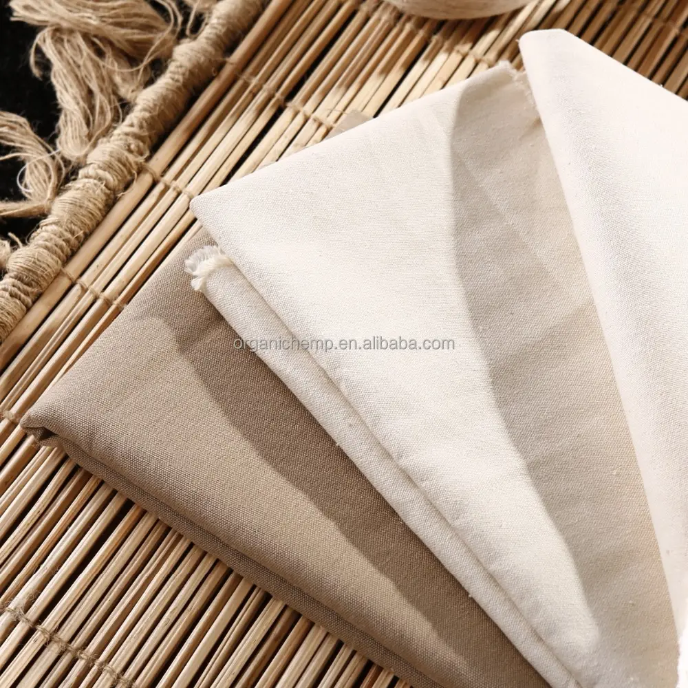 Supply 100% Hemp Canvas 10Nm/2x10Nm/2x37x20 for curtains and beddings