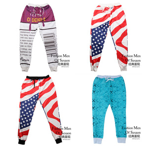 3D pantalones casuales pantalones deportivos pantalones largos 3D impreso correr pantalones para los hombres - Product Image 2