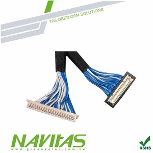 DF13สายเคเบิล40pin 1.25มม. DF9-31S-1V 31ขา TTL LVDS กำหนดเอง - Product Image 5