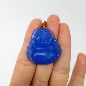 Kalung Liontin <span class=keywords><strong>Jade</strong></span> Giok Budha Alami, Kalung Perhiasan Liontin <span class=keywords><strong>Jade</strong></span> Pesona Buddha Batu Akik Putih Hijau Alami - Product Image 5