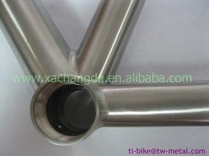 XACD made Titanium touring bike khung <span class=keywords><strong>Ti</strong></span> <span class=keywords><strong>road</strong></span> xe đạp frames titanium 48 cm bike <span class=keywords><strong>frameset</strong></span> - Product Image 5