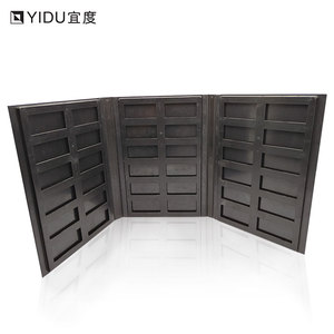 高级花岗岩样品文件夹，配有可调桌面支架和模块化板条墙 - Product Image 3