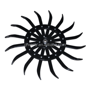 Großhandel Agri Produkte Pinne Unkraut grubber Wärme behandelt 21 "Stahl Rotary Hoe Wheel AN142664 3400-111 - Product Image 1