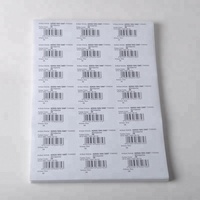 Harga Murah Label Cetak Kode Batang Kertas A4 Kustom, Stiker Label Kertas Cetak