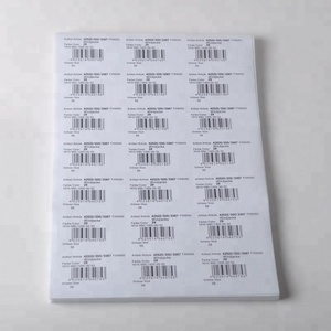 Étiquette d'impression de code à barres en papier A4 personnalisée à bas prix, étiquettes en papier imprimées autocollantes - Product Image 5