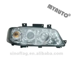 NEW XENON HEAD LAMP AUTO KIT WITH CORNER LAMP FOR PEUGEOT 405 WHITE COLOR