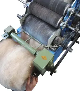Pequena máquina de processamento de lã para carving lã e fibra de algodão
