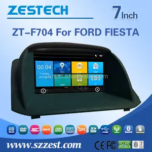 fabriek prijs multimedia navigatiesysteem voor ford fiesta touch screen 2 din auto audio speler auto radio