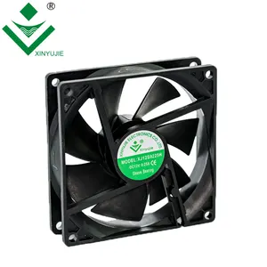 XYJ12B9225H 92X92X25 MM 12 v dc fırçasız fan fiyat kol veya çift bilyalı rulman dc su soğutucu fan