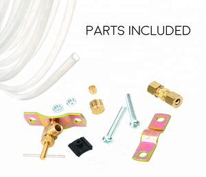 <span class=keywords><strong>Kit</strong></span> d'<span class=keywords><strong>installation</strong></span> pour machine à glaçons et humidificateur avec vanne à selle auto-perforante de 1/4 de pouce et 25 pieds, par Choice Hose and Tubing, tube poly - Product Image 3