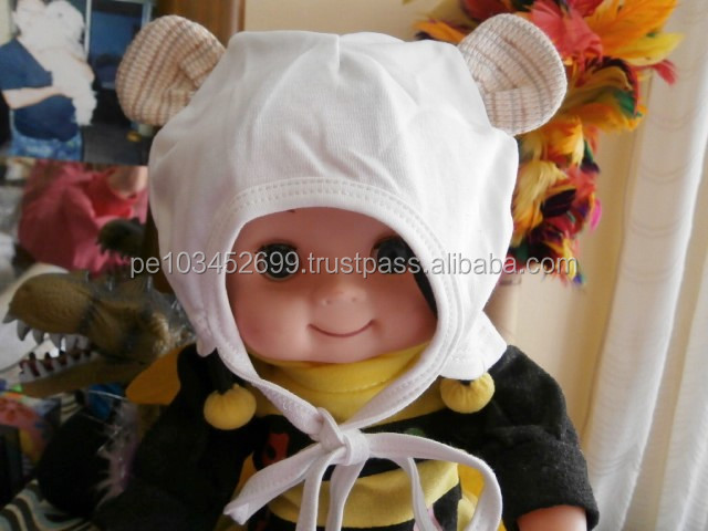 Детская шапка из 100% органического хлопка пима, Перу