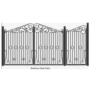 sheet and iron gate / gates and fence design / modern gates and fences