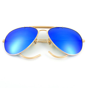 Gafas de Sol de Piloto Estilo Militar, Lentes de Aviación Metálicas para Hombre y Mujer, <span class=keywords><strong>2023</strong></span> - Product Image 6