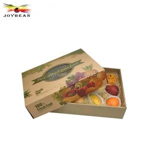 Рекламная дешевая горячая Распродажа фруктовая бумажная коробка подарочная коробка упаковочная коробка, оптовая продажа индивидуальный новый дизайн Гофрированная упаковка для овощей