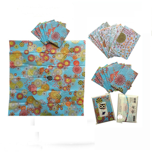Confezione da viaggio Eco Friendly facile da eliminare con stampa a forma di <span class=keywords><strong>fiore</strong></span> 10 fogli Per confezione monouso tappetini Per copriwater in carta - Product Image 4