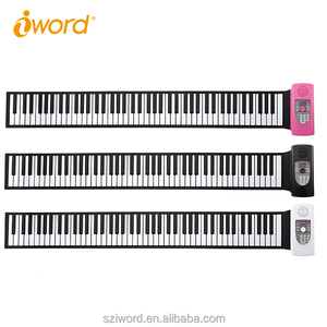 Roll up portable eléctrica MIDI <span class=keywords><strong>piano</strong></span> 88 teclas DJ con pedales - Product Image 2
