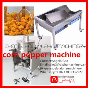 Industriale popcorn dell'aria calda macchina/popcorn al caramello/silicone microonde popcorn popper