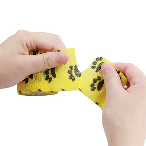 Commercio All'ingrosso <span class=keywords><strong>di</strong></span> Stampa <span class=keywords><strong>di</strong></span> Marchio Su Ordinazione all'ingrosso Forniture Mediche veterinario wrap elastico dalla fasciatura pet autoadesiva benda coesiva - Product Image 3