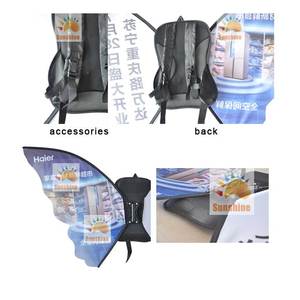 Una mariposa en forma de mochila bandera exposición marco bicicleta poste de la bandera mochila bandera - Product Image 6