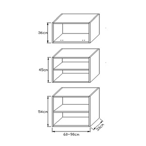 Vente en gros d'usine armoires de cuisine Europe prêtes à assembler armoire murale <span class=keywords><strong>micro</strong></span>-ondes - Product Image 1