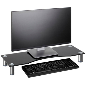 De vidrio de soporte de <span class=keywords><strong>Monitor</strong></span> de altura ajustable múltiples pantalla Riser para PC monitores de ordenadores y portátiles - Product Image 4