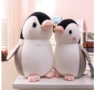 Gut aussehende gefüllt plüschtier Pinguin plüsch lila pinguin - Product Image 1