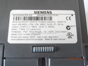 Inverter di Velocità Variabile SIEMENS <span class=keywords><strong>MICROMASTER</strong></span> <span class=keywords><strong>440</strong></span> 430 420 6SE6430-2UD31-5CA0 - Product Image 4