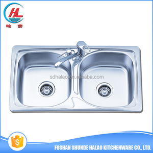 Garanzia di commercio doppia ciotola in acciaio inox 304 asil lavello da cucina - Product Image 5