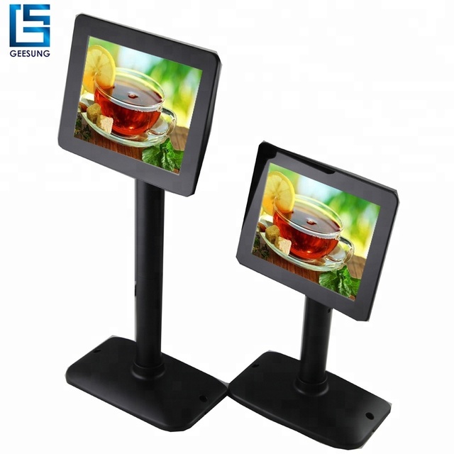 7 Inch Touch Screen Usb Monitor with Stand Customer Display Pos System