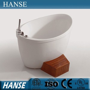 Hs-b1801t <span class=keywords><strong>bas</strong></span> prix autoportante petite baignoire 120 cm pour petit espace - Product Image 1