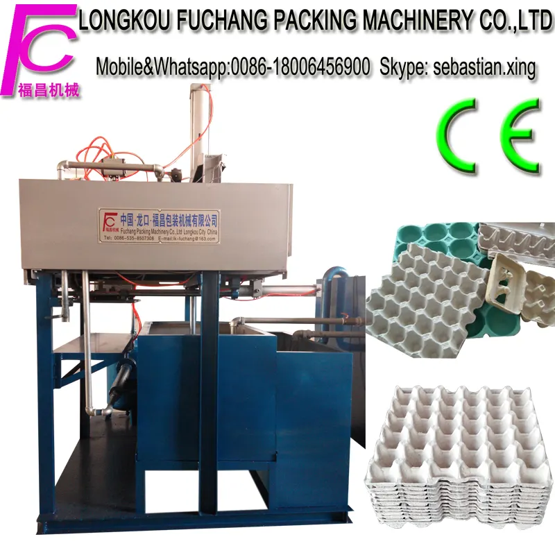 Small egg tray making machine