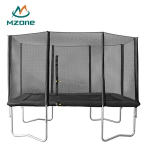 Mzone 8x12ft Cheap <strong>Rectangle</strong> <strong>Trampoline</strong> With Enclosure - Product Image 3
