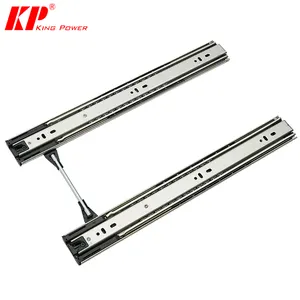 1050-AT Hot Sale Ball Bearing Telescopic Inflatable Interlock Slide Or Anti Tilt Drawer Slide