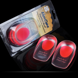 Protector de Talón de Silicona, Gel de PU Ortopédico <span class=keywords><strong>para</strong></span> Fascitis Plantar, Cómodo Soporte de Gel <span class=keywords><strong>para</strong></span> Espolones Óseos del Talón, Plantillas de Soporte - Product Image 6