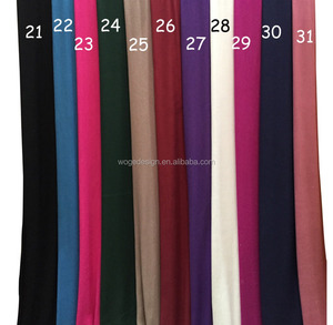 ฮิญาบแบบคลาสสิกที่สวยงามของสหราชอาณาจักรผ้าพันคอผ้าแคชเมียร์สีพื้นสำหรับผู้หญิงขายส่งมีให้เลือก41สี - Product Image 5