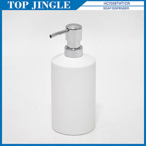 Fancy White Plastic Hand Wash Soap Dispenser - Product Image 6