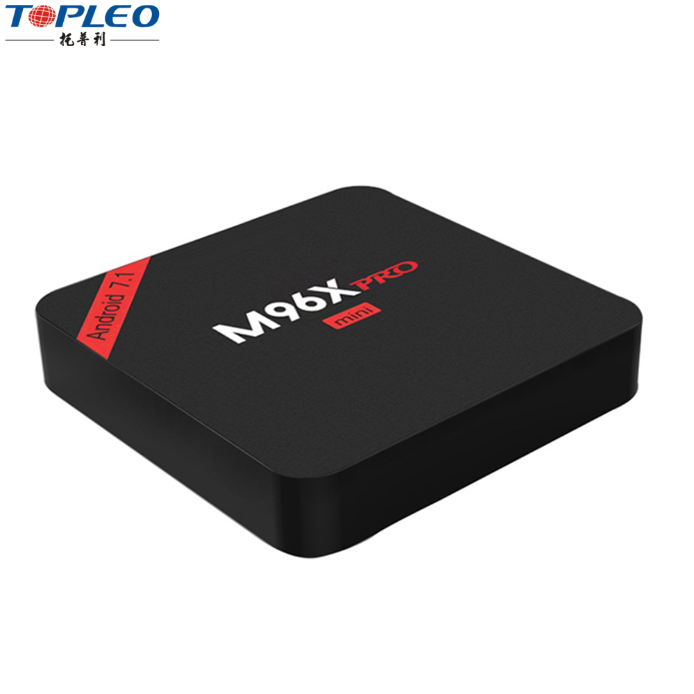 Promoción de ventas Android S905X 7.1.1 tv box receptor de satélite digital set top box