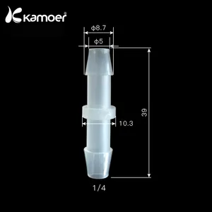 Kamoer直型10PCS-in-pack PP蠕动泵管管连接器配件