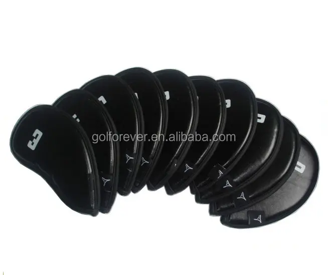 Chất Lượng Cao Quá Khổ PU Golf Head Cover Cho Sắt